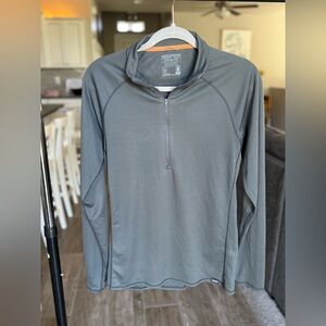Patagonia Women’s Capilene Midweight 1/4 Zip Baselayer Top Grey Size M